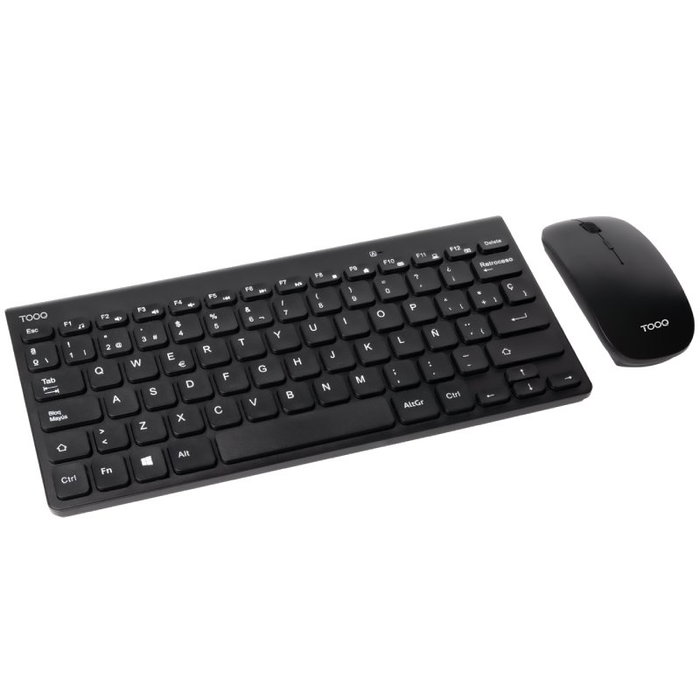 Tooq TQKMW-3101-B Teclado y Ratón Inalámbricos Slim Negro Tooq TQKMW-3101-B Teclado y Ratón Inalámbricos Slim Negro